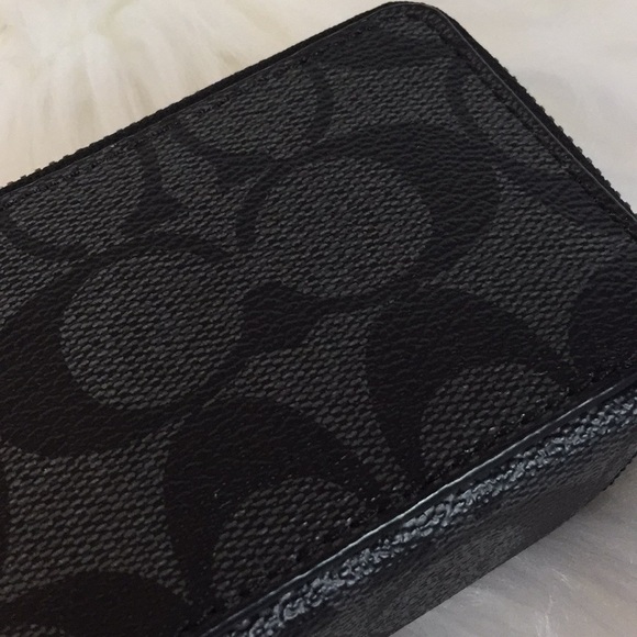 Coach Black Monogram Pill Box - Picture 5 of 5